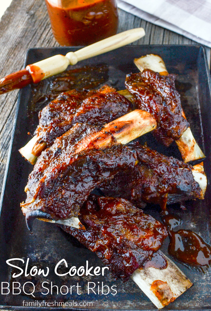 Bbq Beef Short Ribs Oven
 Slow Cooker BBQ Short Ribs Family Fresh Meals