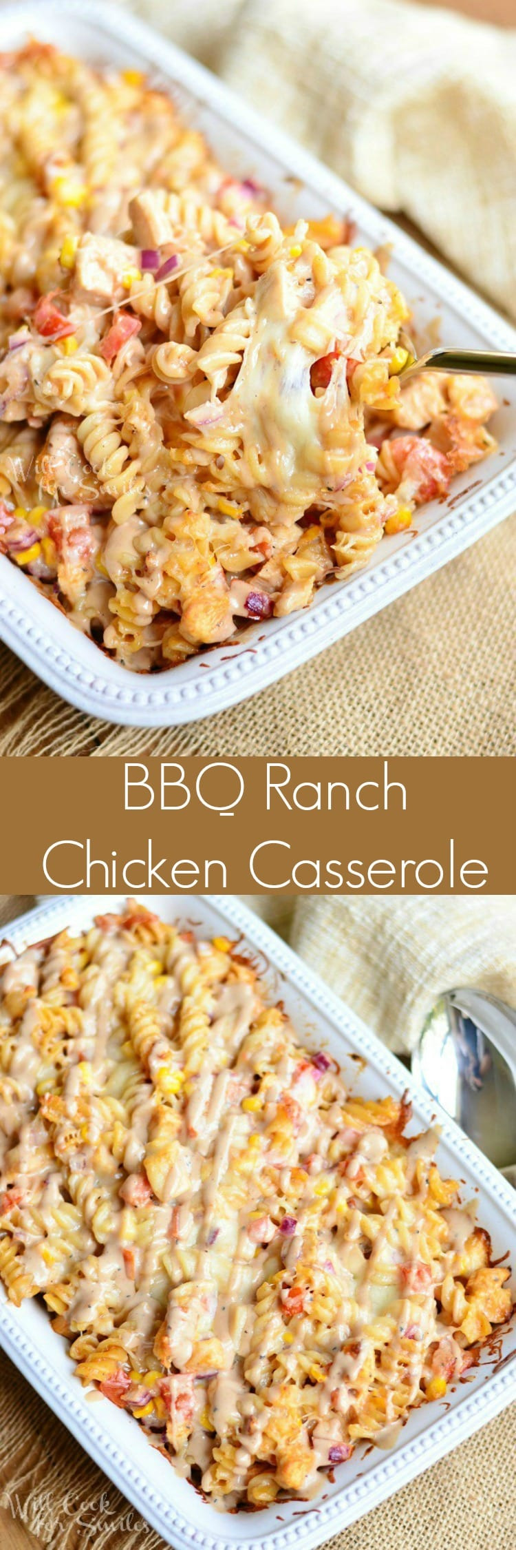 Bbq Chicken Casserole
 BBQ Ranch Chicken Casserole Will Cook For Smiles