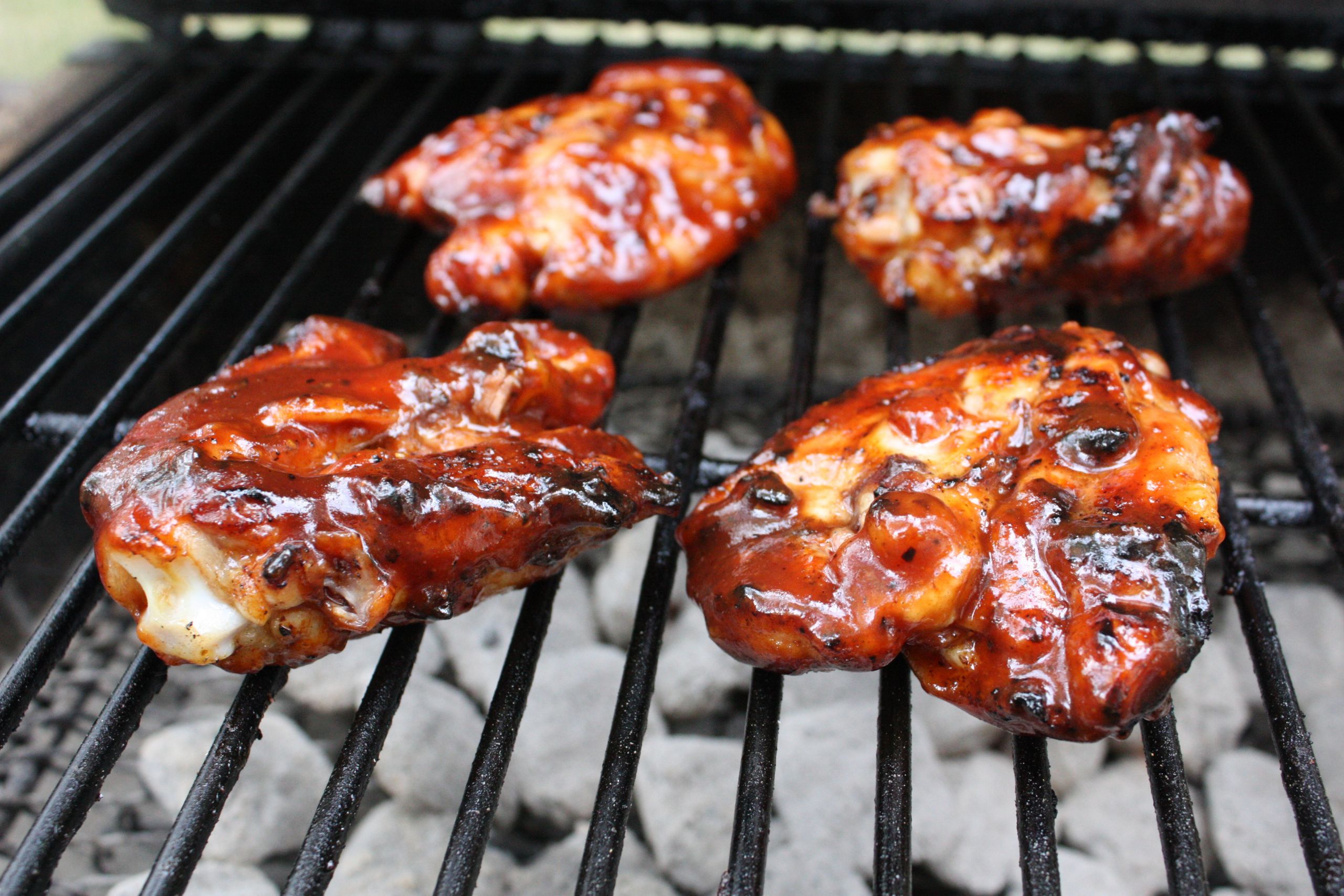 Bbq Chicken Thighs Recipe
 Barbecue Chicken Thigh Recipe with BBQ Sauce