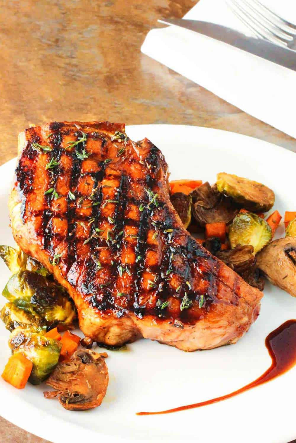 Bbq Pork Chops Recipe
 Balsamic Grilled Pork Chops How To Feed A Loon
