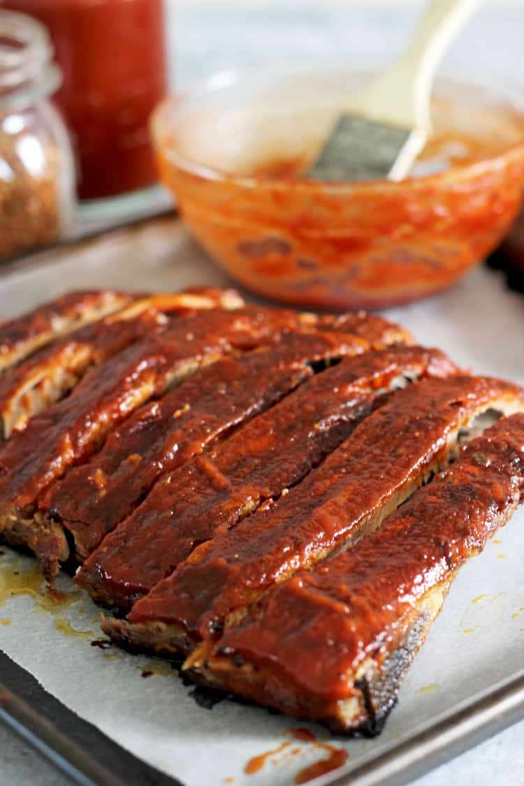 Bbq Pork Ribs In Oven
 Oven Baked BBQ Pork Ribs