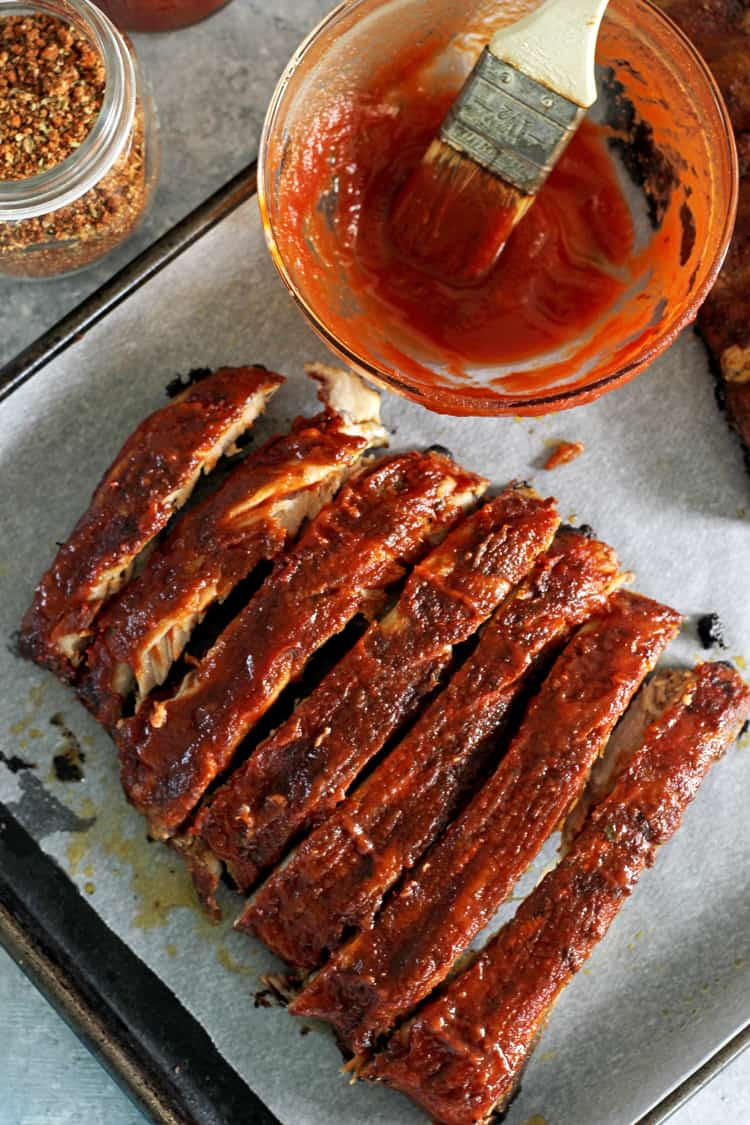 Bbq Pork Ribs In Oven
 Oven Baked BBQ Pork Ribs