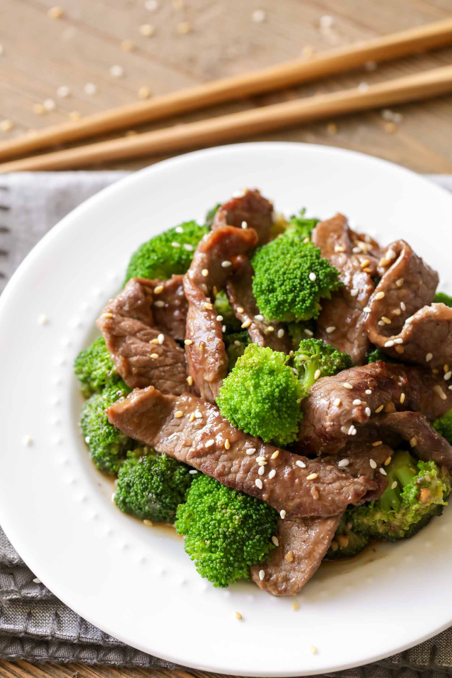 Beef And Broccoli Calories
 Easy Beef and Broccoli Perfect Weeknight Meal  Lil Luna