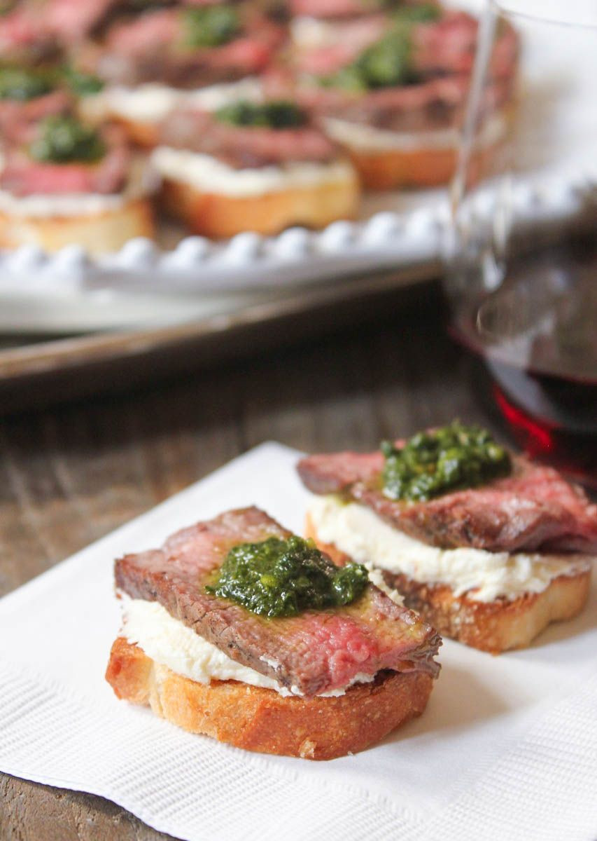 Beef Tenderloin Appetizer Recipes
 Beef Tenderloin Crostini with Whipped Goat Cheese and