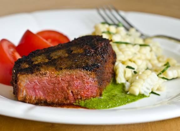 Beef Tenderloin Rub
 Grilled Spice Rubbed Beef Tenderloin Filets with Chimichurri