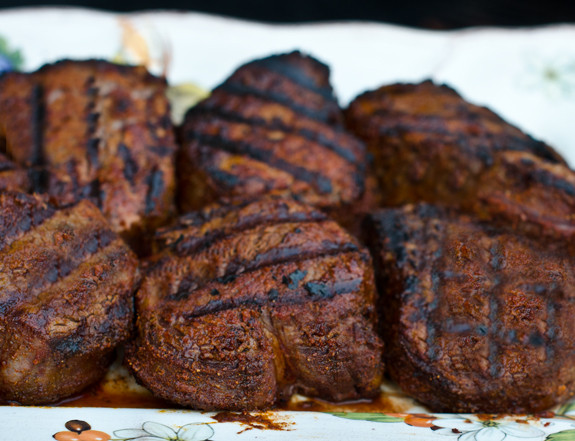 Beef Tenderloin Rub
 Grilled Spice Rubbed Beef Tenderloin Filets with Chimichurri