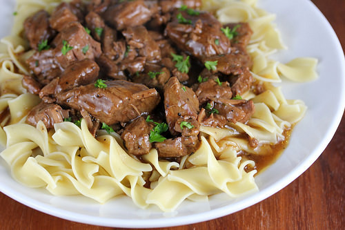 Beef Tips And Noodles
 Slow Cooker Beef Tips Recipe