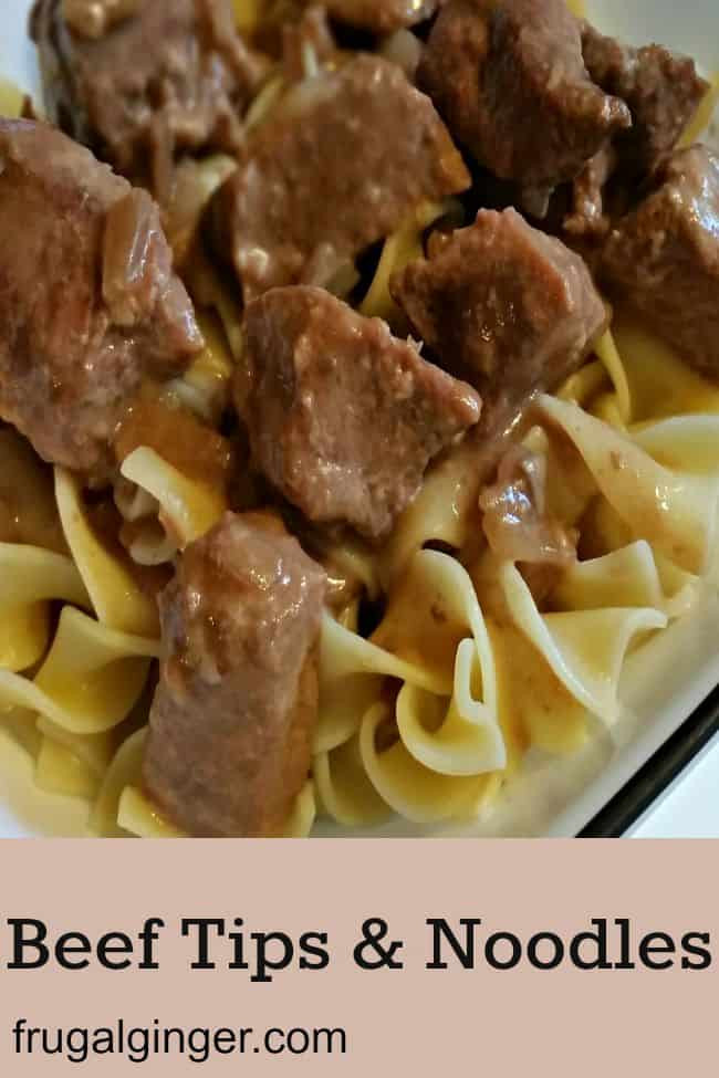 Beef Tips And Noodles
 Easy Slow Cooker Beef Tips & Noodles Recipe