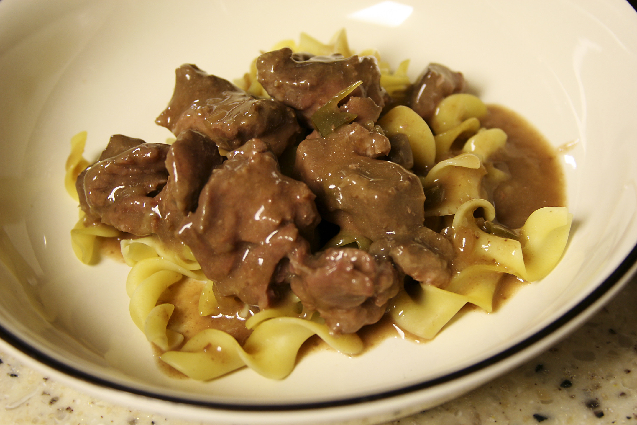 Beef Tips And Noodles
 Savory Slow Cooked Beef Tips