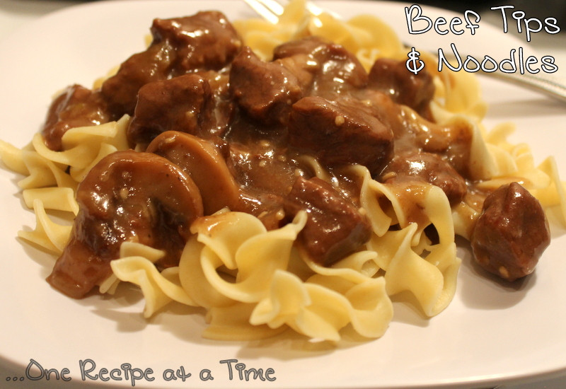 Beef Tips And Noodles
 Learning the Ropes e Recipe at a Time Beef Tips & Noodles