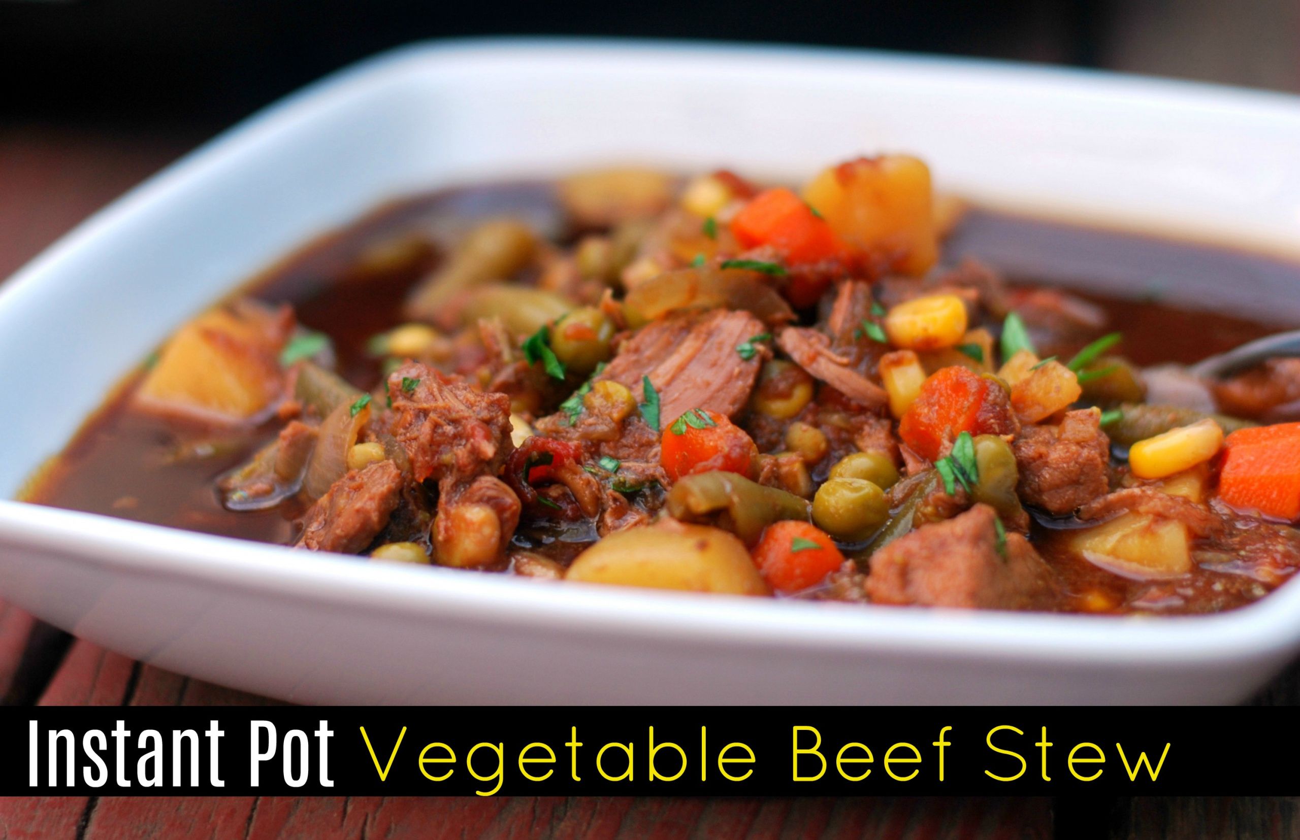Beef Vegetable Soup Instant Pot
 Instant Pot Ve able Beef Stew Aunt Bee s Recipes