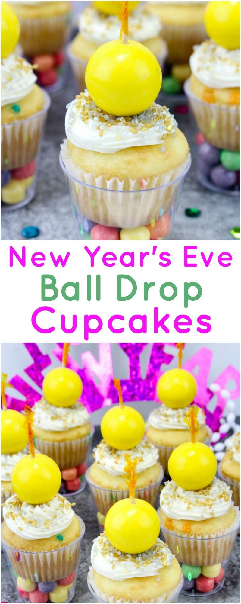 Best New Year'S Eve Desserts
 New Year s Eve Ball Drop Cupcakes