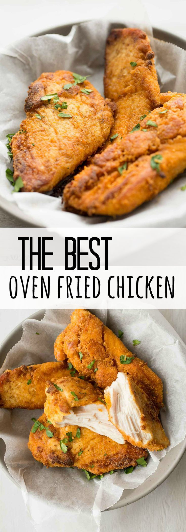 Best Oven Fried Chicken
 Easy oven fried chicken that tastes just like KFC but