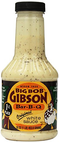 Big Bob Gibson'S White Bbq Sauce
 Big Bob Gibson Original White Sauce 16 oz Food
