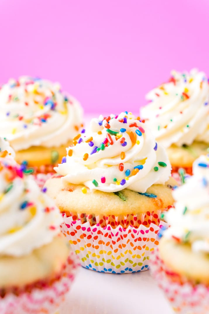 Birthday Cake Cupcake Recipe
 Funfetti Birthday Cupcakes Recipe