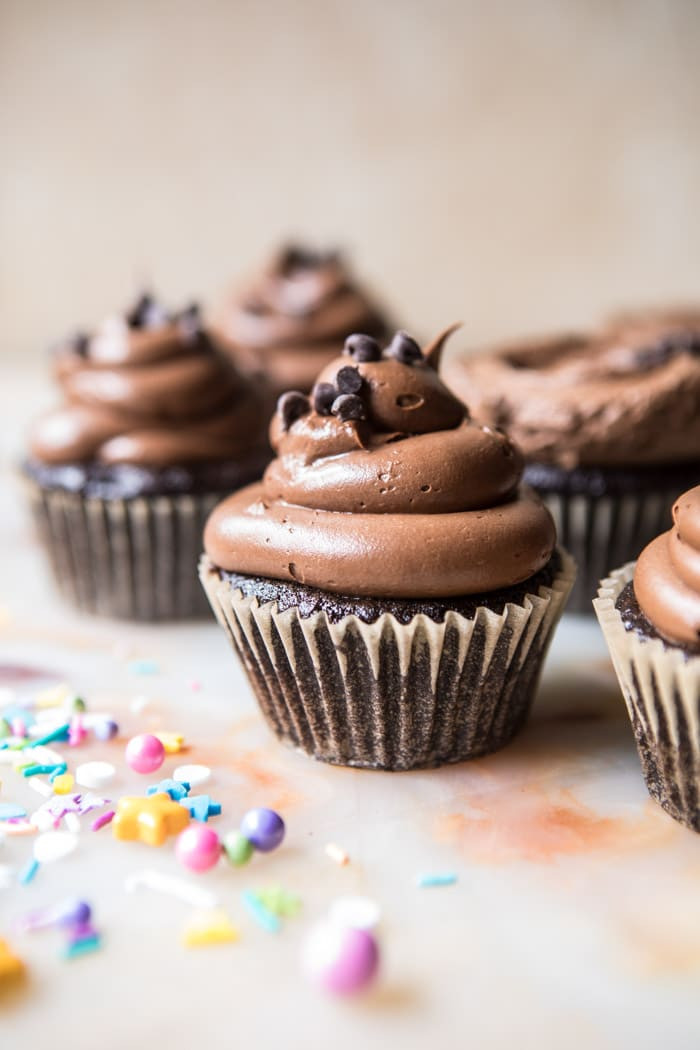 Birthday Cake Cupcake Recipe
 The Best Chocolate Birthday Cupcakes with Fudgy Chocolate
