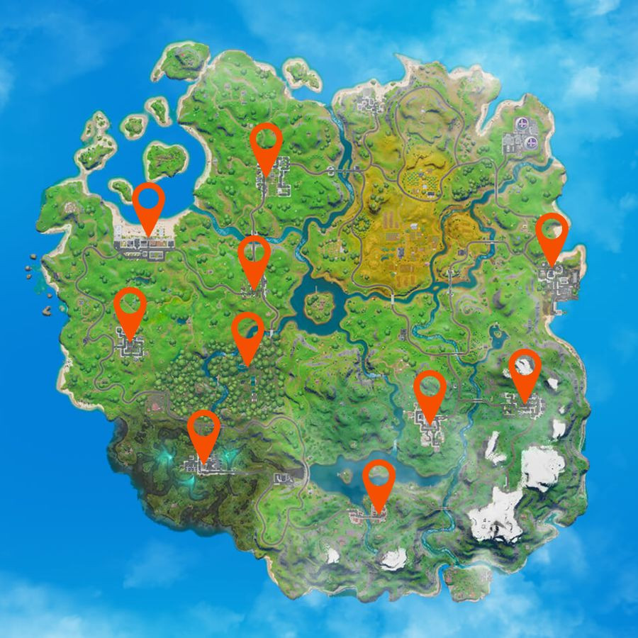 Birthday Cake Locations Fortnite
 Where are all the birthday cakes in Fortnite