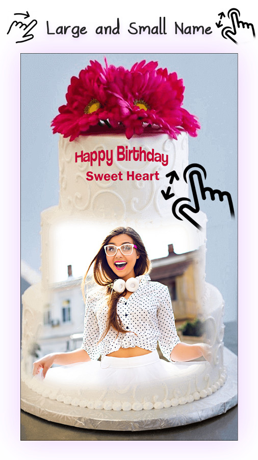 Birthday Cake With Name And Photo
 Name on Birthday Cake for Android Free