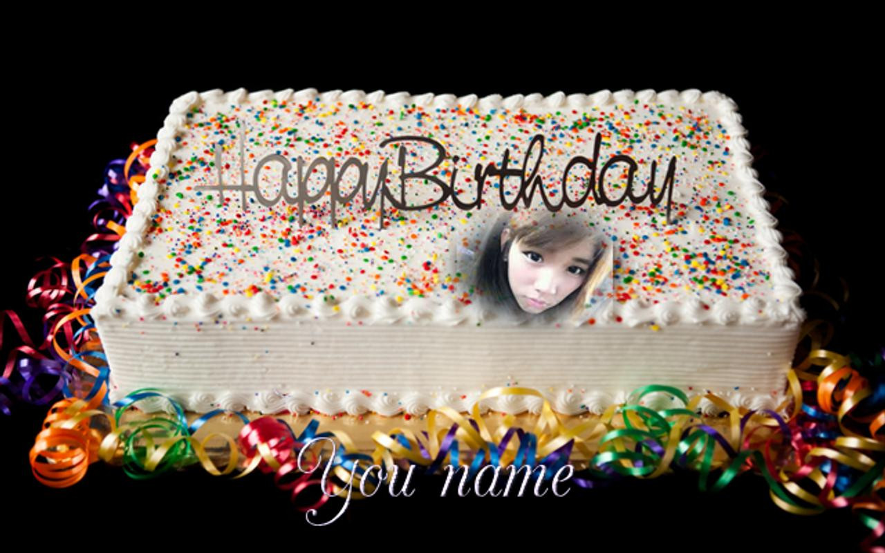 Birthday Cake With Name And Photo
 birthday cake photo frame name for Android APK Download