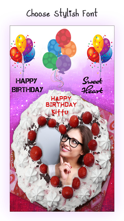 Birthday Cake With Name And Photo
 Name on Birthday Cake for Android Free