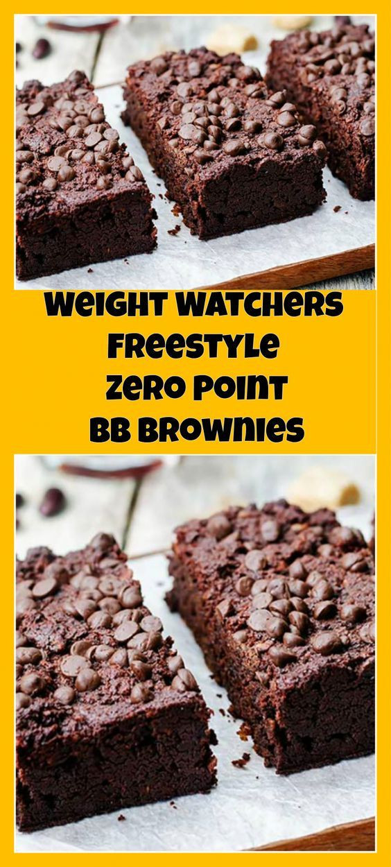 Black Bean Brownies Weight Watchers
 Pin on Sweets