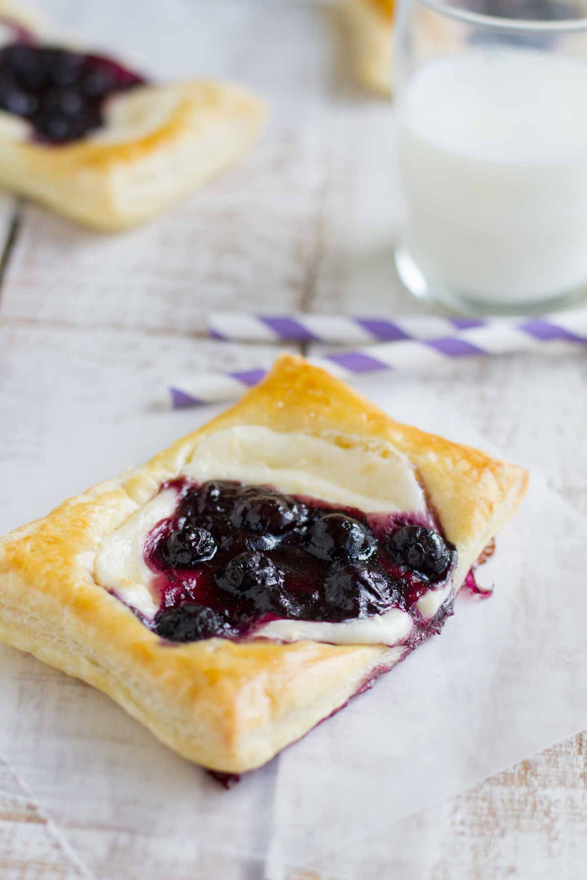 Blueberry Dessert Recipes With Cream Cheese
 Blueberry Cream Cheese Pastries Taste and Tell