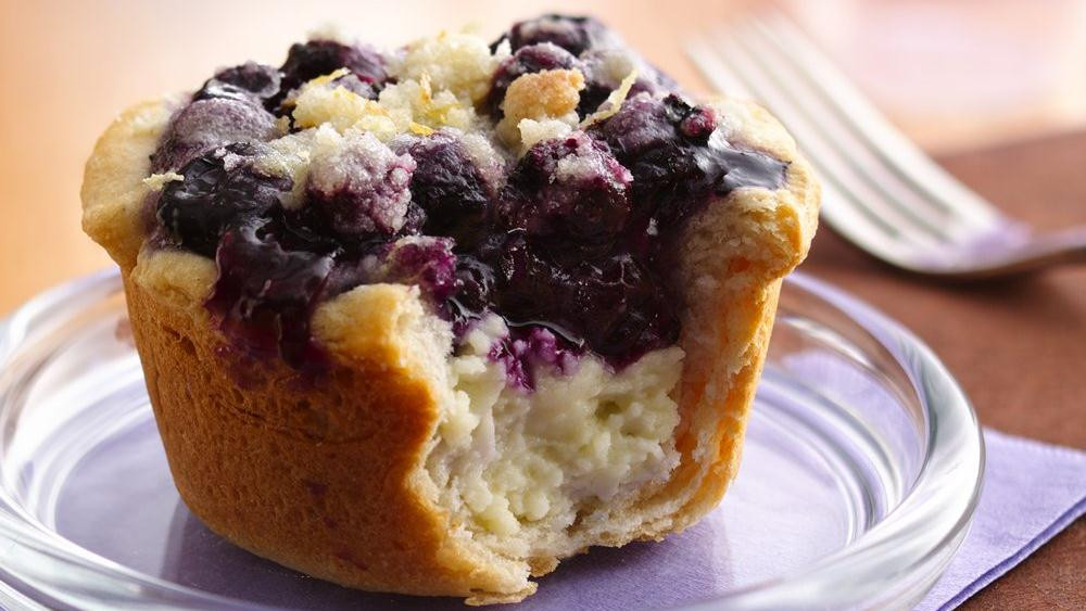 Blueberry Dessert Recipes With Cream Cheese
 Blueberry Cream Cheese Mini Pies recipe from Pillsbury