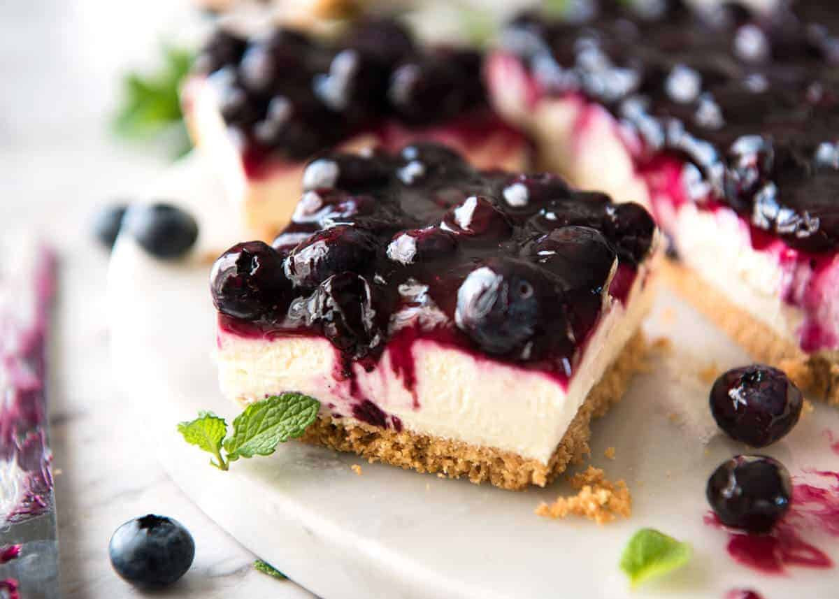 Blueberry Topping For Cheesecake Recipe
 Blueberry Cheesecake Bars