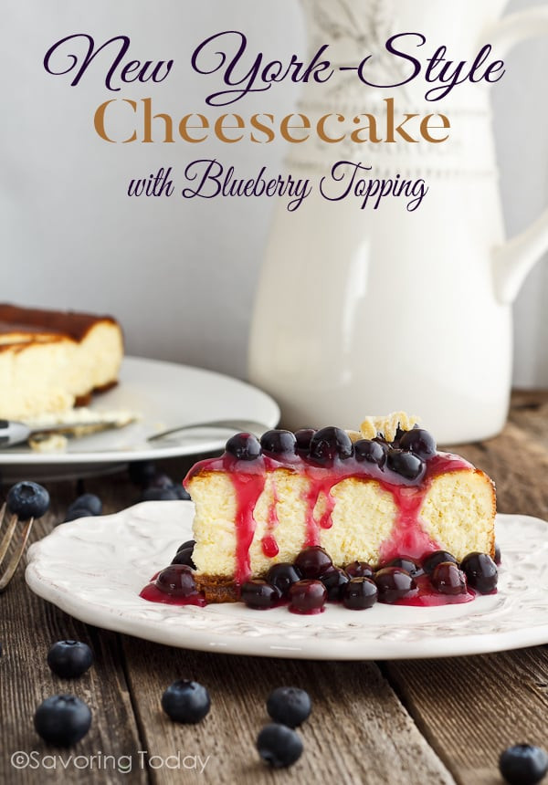 Blueberry Topping For Cheesecake Recipe
 New York Style Cheesecake Recipe with Blueberry Topping