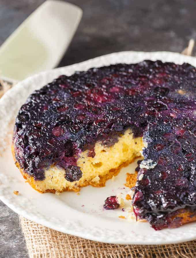 Blueberry Upside Down Cake
 Blueberry Upside Down Cake Simply Stacie