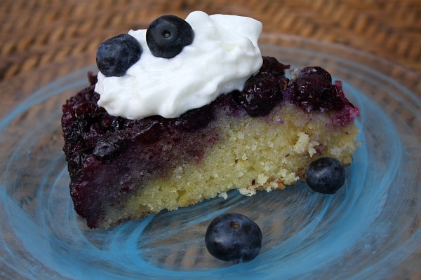 Blueberry Upside Down Cake
 Lemon and Blueberry Upside Down Cake