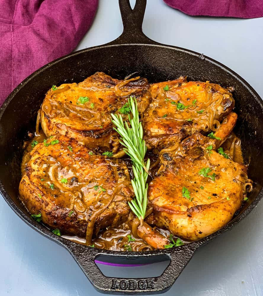 Boneless Pork Chop Recipes Low Carb
 Keto Low Carb Smothered Pork Chops is a quick and easy pan