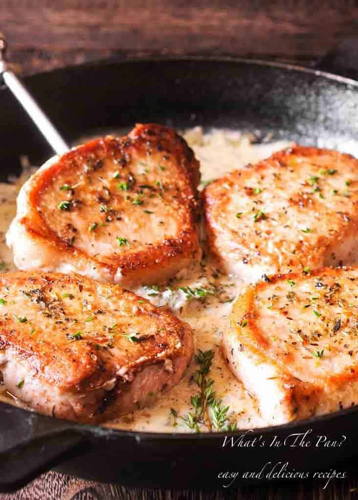 Boneless Pork Chop Recipes Low Carb
 Creamy Pork Chops Keto Low Carb Gluten Free