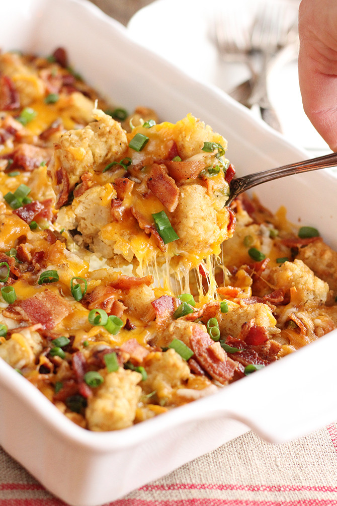 Breakfast Casserole With Tater Tots And Bacon
 Recipe For Tater Tot Casserole Breakfast