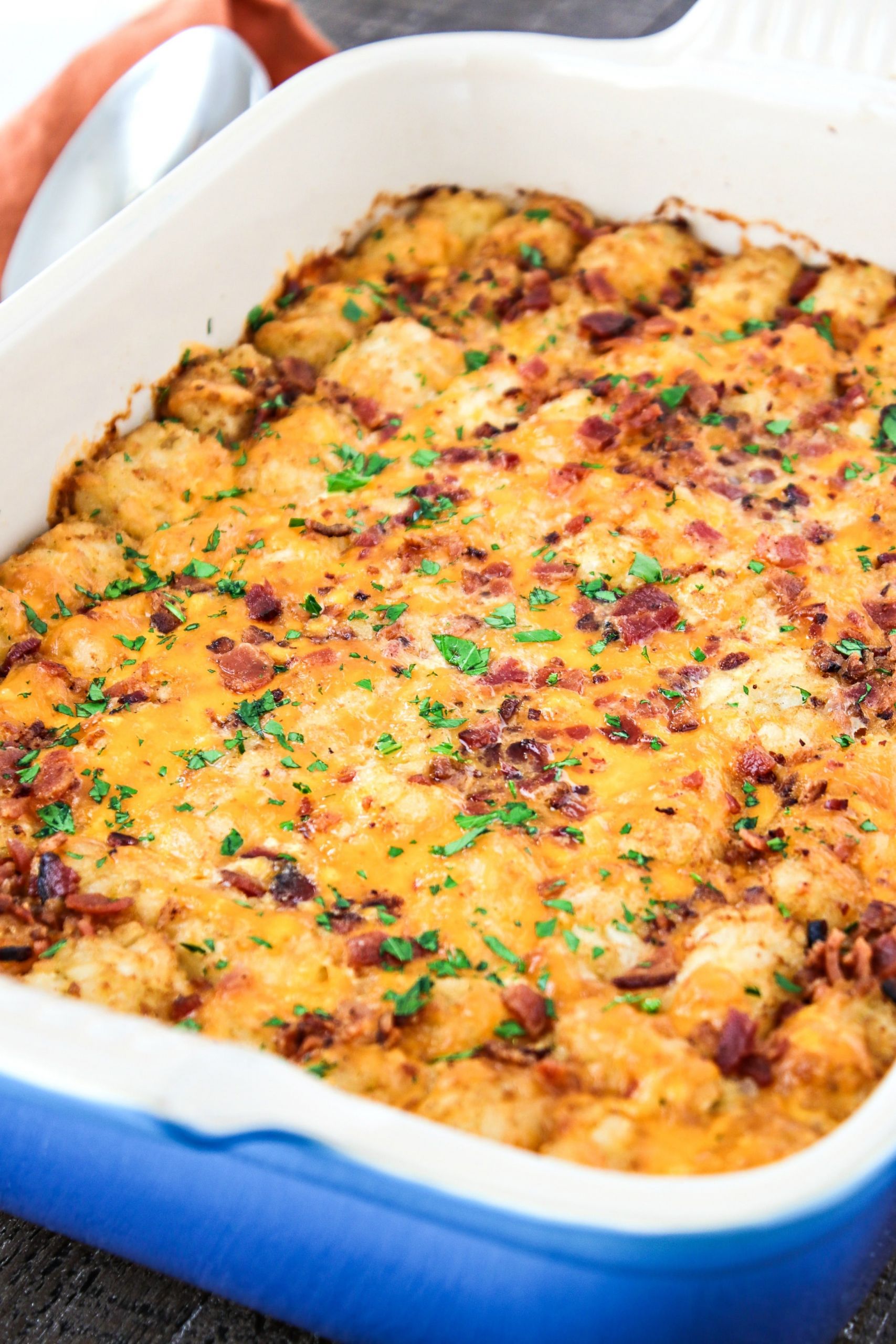Breakfast Casserole With Tater Tots And Bacon
 Cheesy Tater Tot Breakfast Casserole CPA Certified