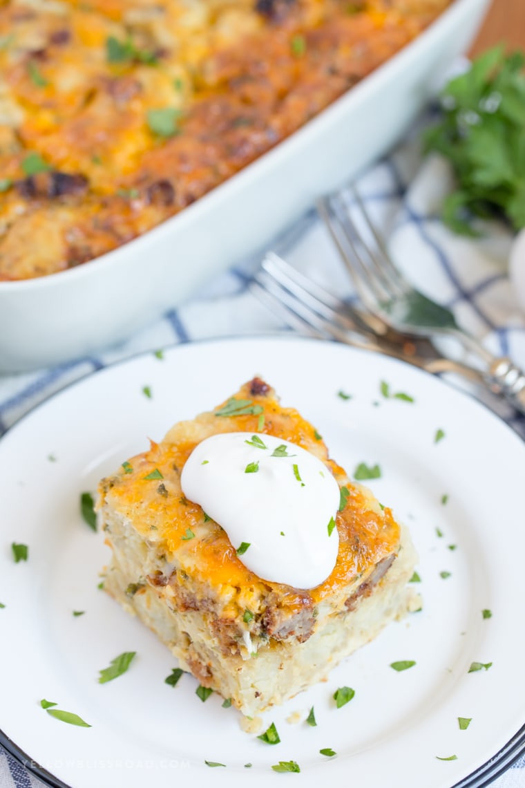Breakfast Casserole With Tater Tots And Bacon
 Loaded Tater Tot Casserole Breakfast Casserole
