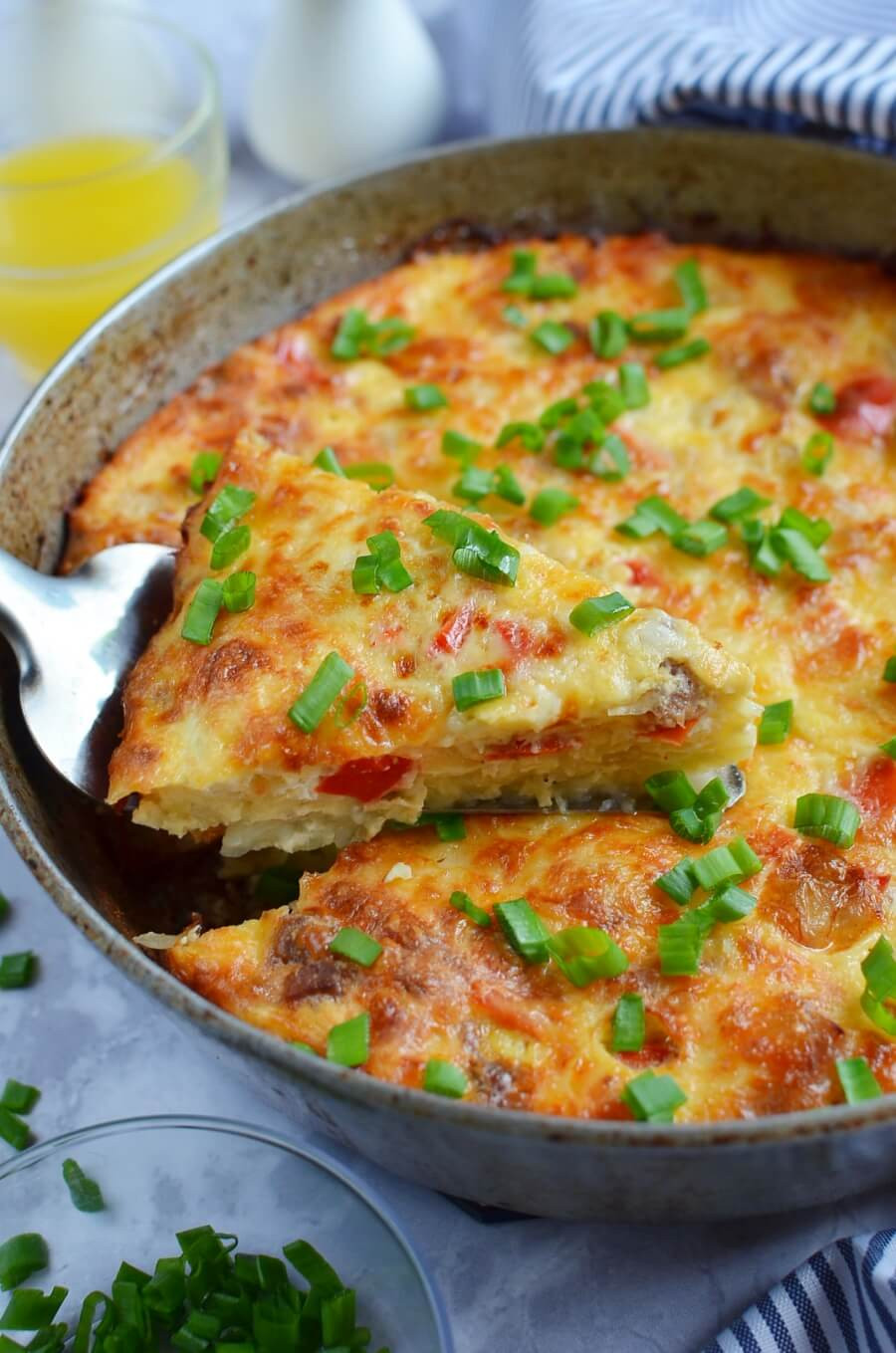 Breakfast Casseroles With Hash Browns
 Breakfast Casserole with Bacon and Hash Browns Recipe