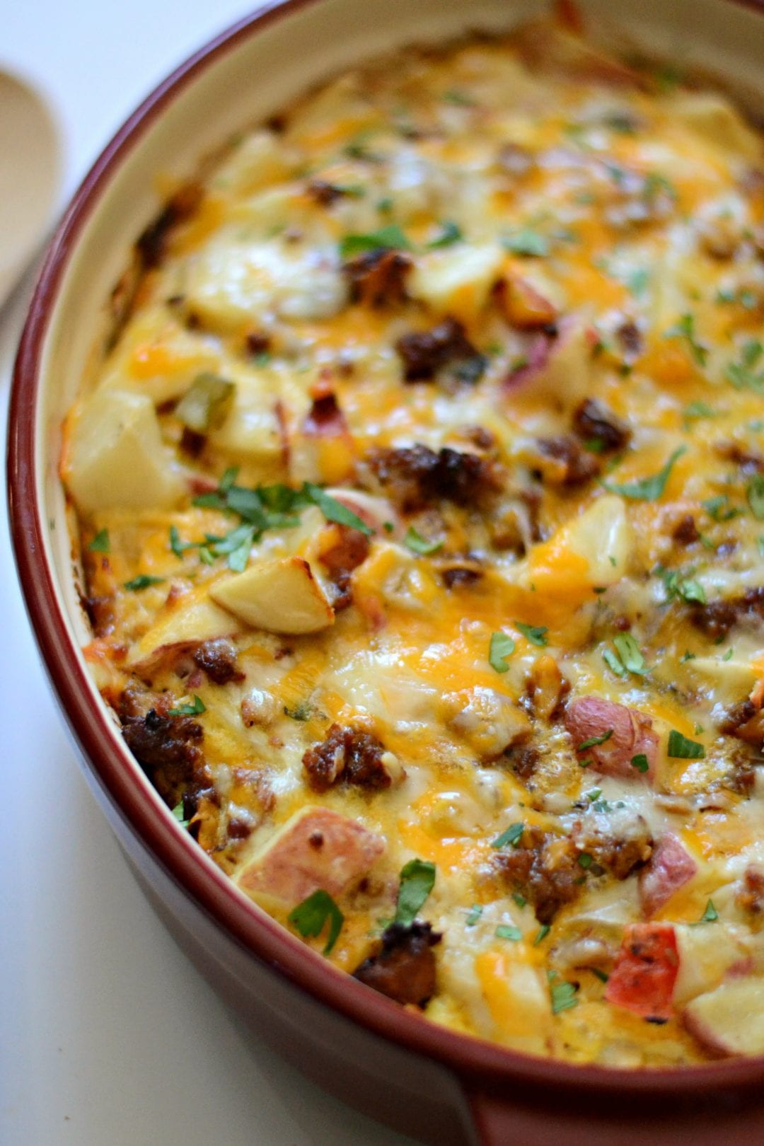 Breakfast Casseroles With Sausage
 Easy Egg Potato and Sausage Breakfast Casserole