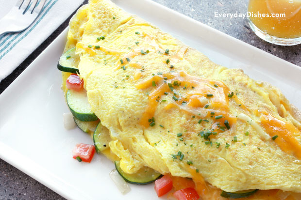 Breakfast Omelette Recipe
 American style omelet Everyday Dishes & DIY