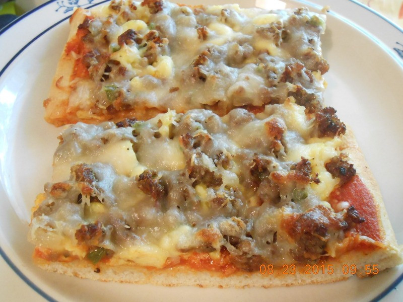 Breakfast Pizza Recipe
 Breakfast Pizza Egg Sausage ions and Peppers Recipe