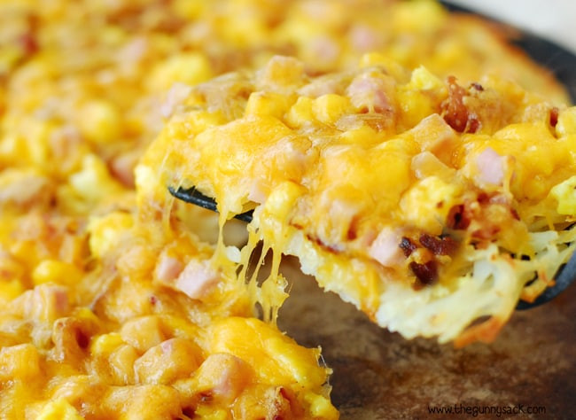 Breakfast Pizza Recipe
 Breakfast Pizza with Hash Brown Crust The Gunny Sack