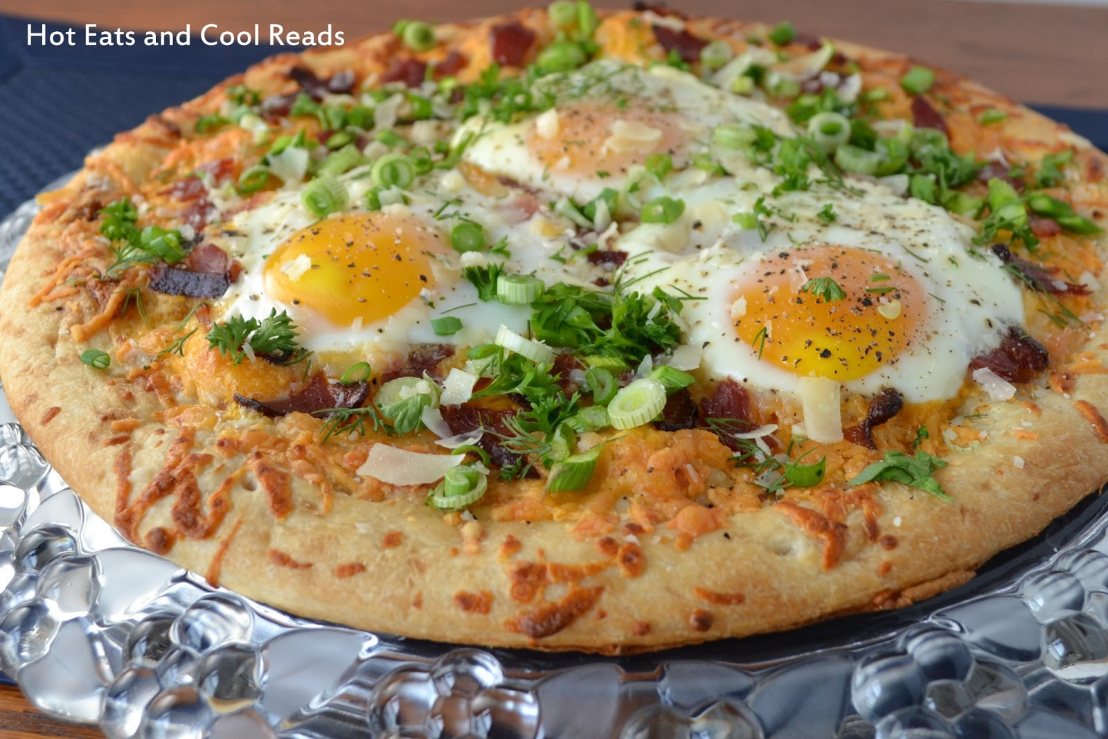 Breakfast Pizza Recipe
 Hot Eats and Cool Reads Bacon & Asparagus Breakfast Pizza