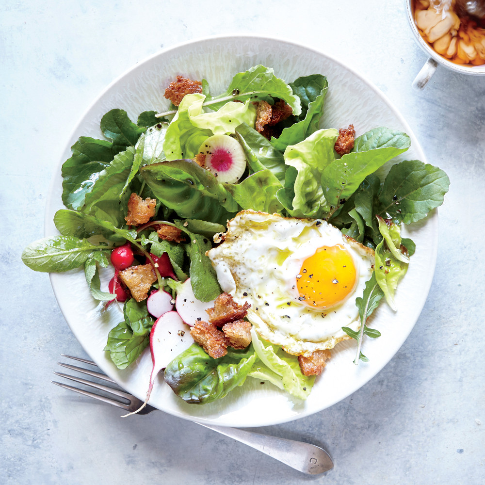 Breakfast Salad Recipes
 Fried Egg & Crunchy Breadcrumb Breakfast Salad Recipe