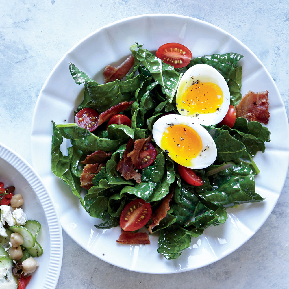 Breakfast Salad Recipes
 Bacon Egg and Kale Breakfast Salad Recipe