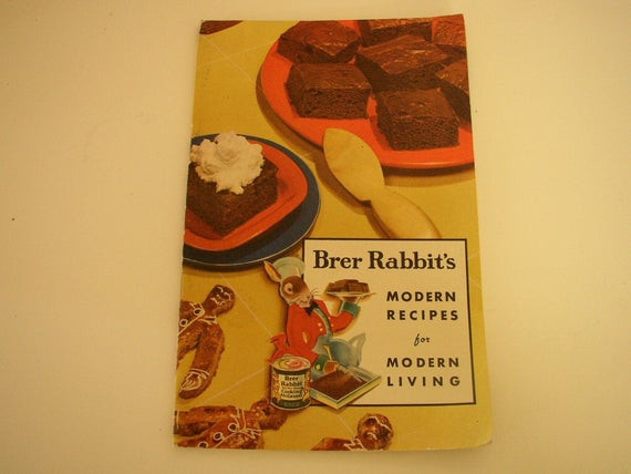 Brer Rabbit Molasses Cookies
 Vintage Cookbook Brer Rabbit Molasses Cook Book by