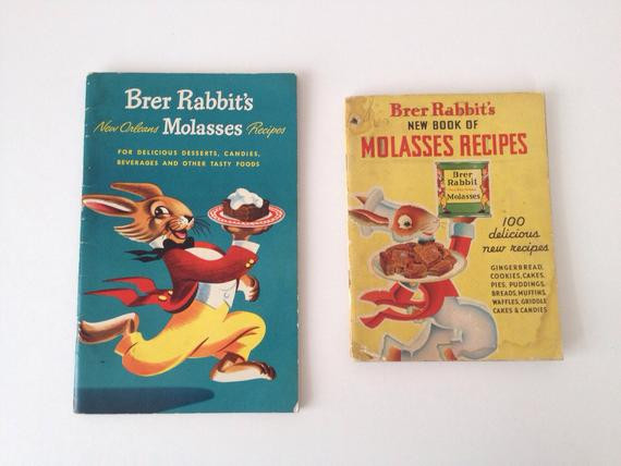 Brer Rabbit Molasses Cookies
 Two Brer Rabbit Molasses Recipes Cookbooks by VarhegyiVintage