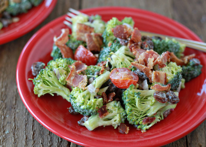 Broccoli Bacon Raisin Salad
 Broccoli Raisin Salad Your Way with Optional Bacon
