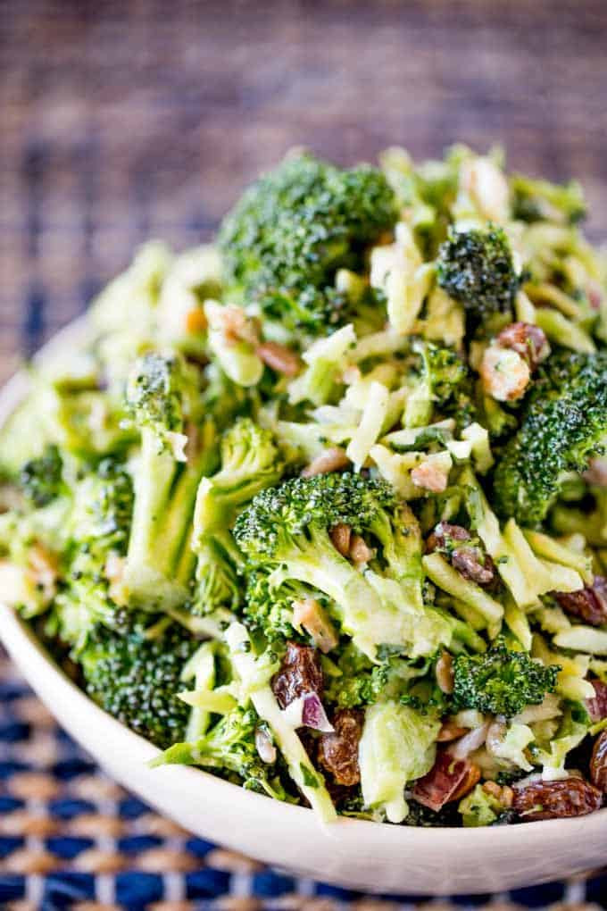 Broccoli Bacon Raisin Salad
 Broccoli Raisin Salad Dinner then Dessert