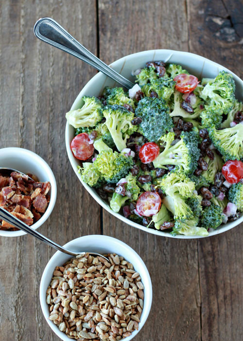 Broccoli Bacon Raisin Salad
 Broccoli Raisin Salad Your Way with Optional Bacon
