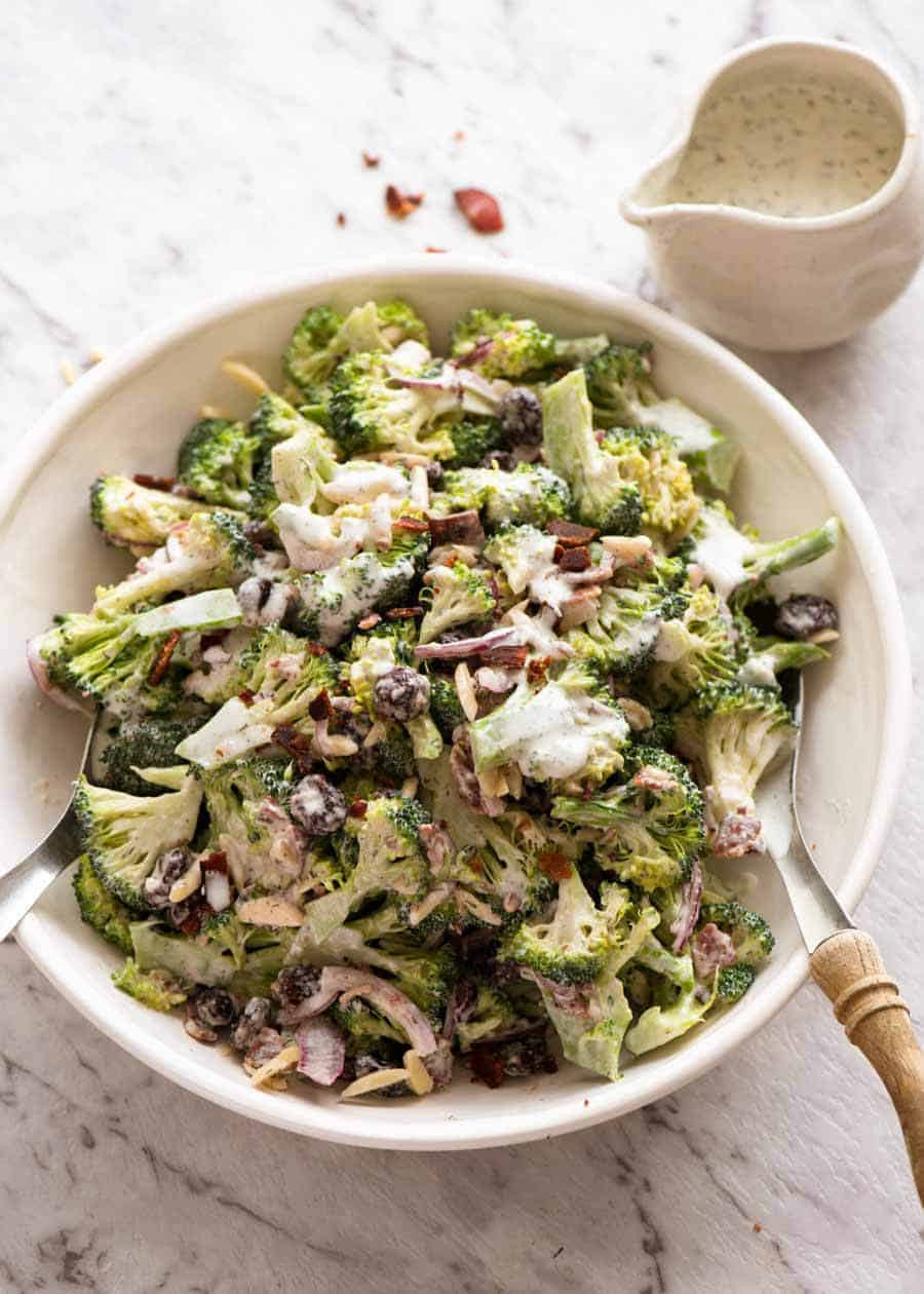 Broccoli Salad Dressing
 Broccoli Salad with Lighter Creamy Dressing